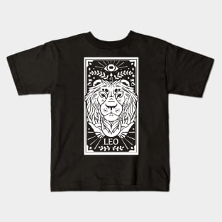 Leo - Tarot Style Kids T-Shirt